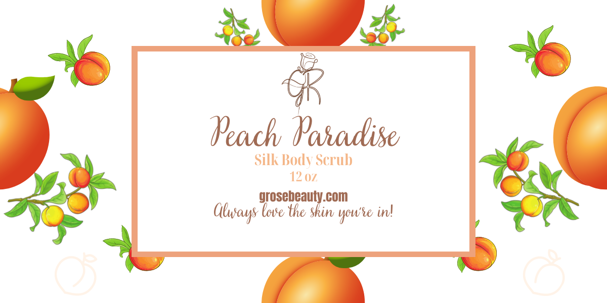 Peach Paradise Silk Body Scrub
