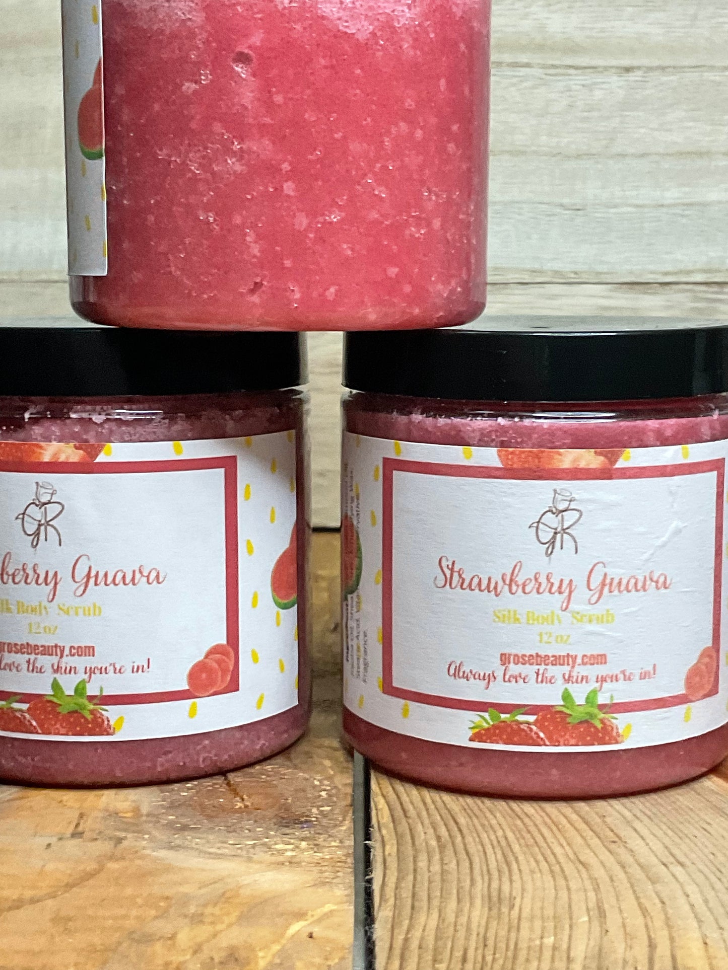 Strawberry Guava Silk Body Scrub