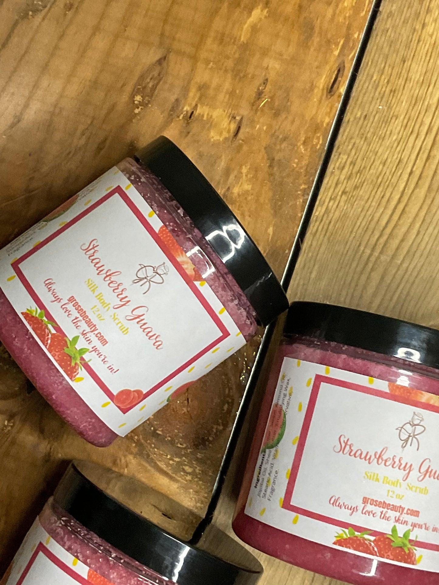 Strawberry Guava Silk Body Scrub